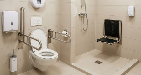 Baño accesible y adaptado para minusválidos