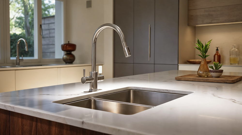 Instalación de grifos en cocinas