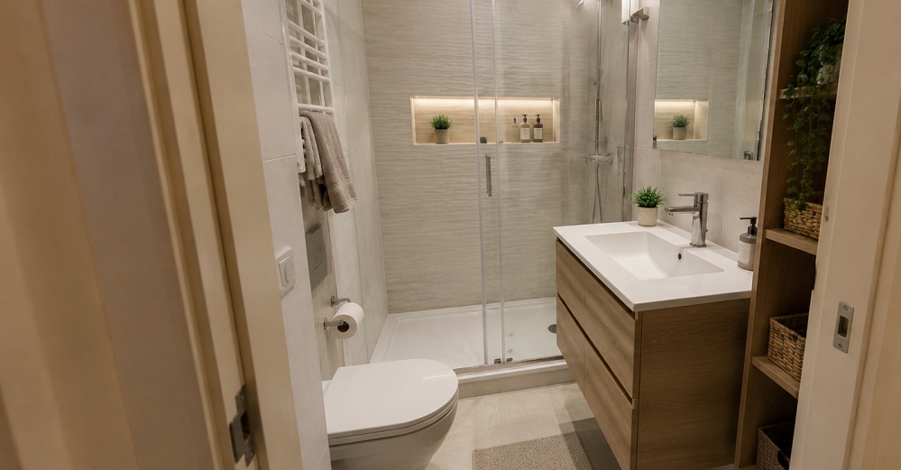 Transformación de baños pequeños